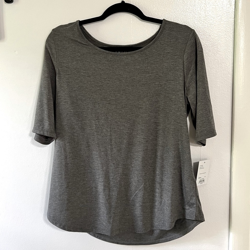 NWT APT. 9 Gray Elbow Sleeve T-Shirt
